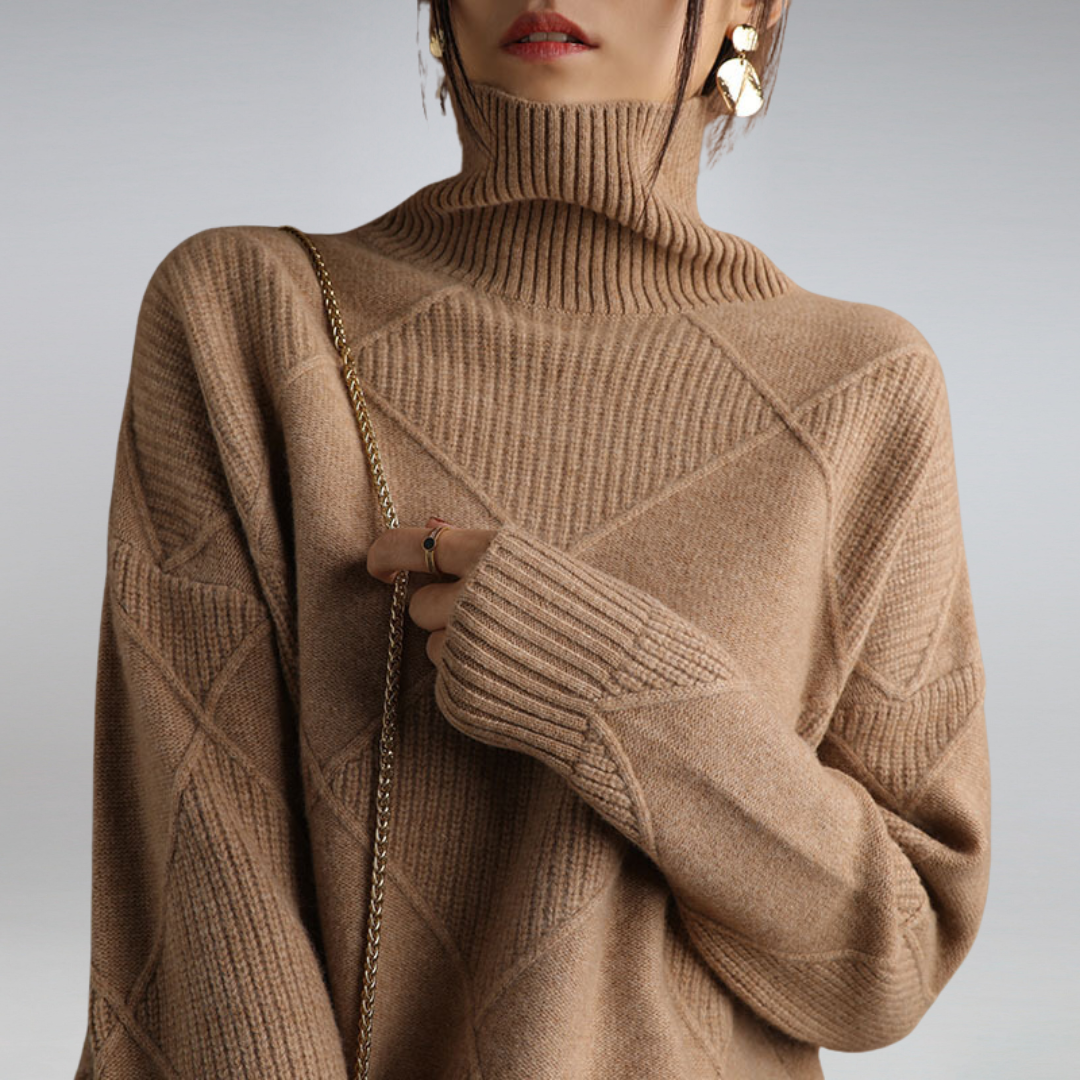 Pull col roulé Lemoinel | Cachemire doux