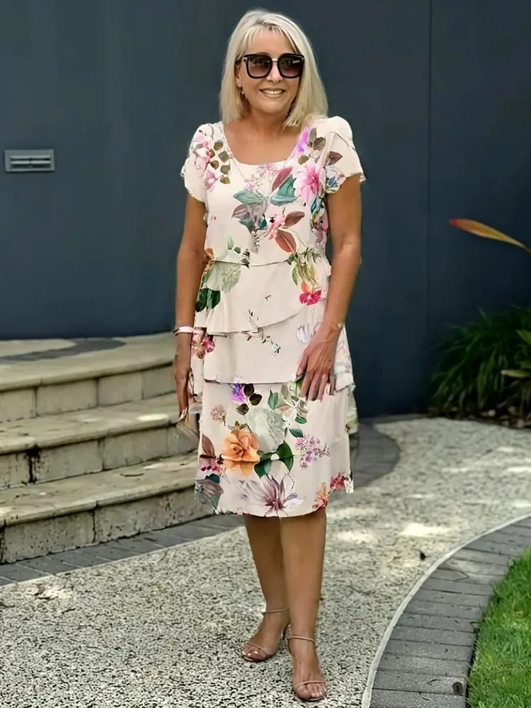 Émilie - Robe Maxi Florale Élégante