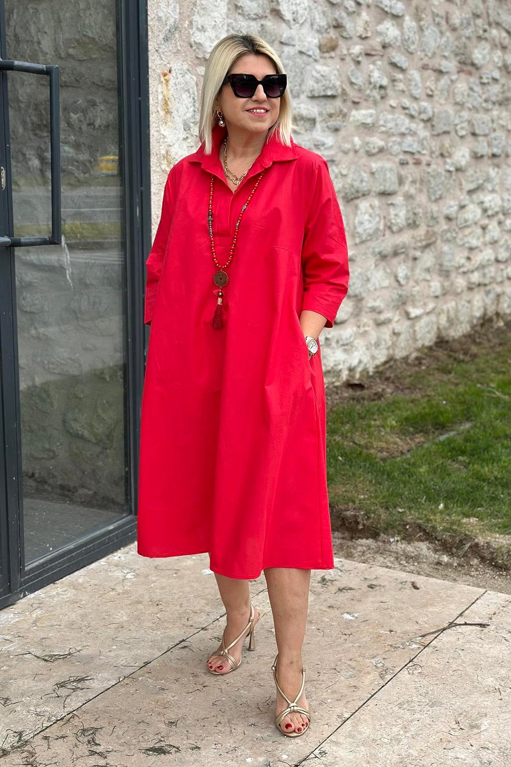 Élodie | Robe décontractée en coton