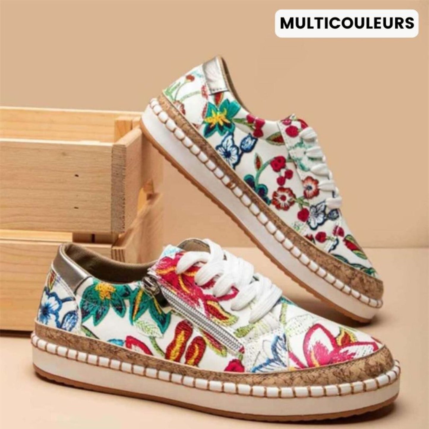 Maya | Chaussures Confort Souple pour Pieds Larges