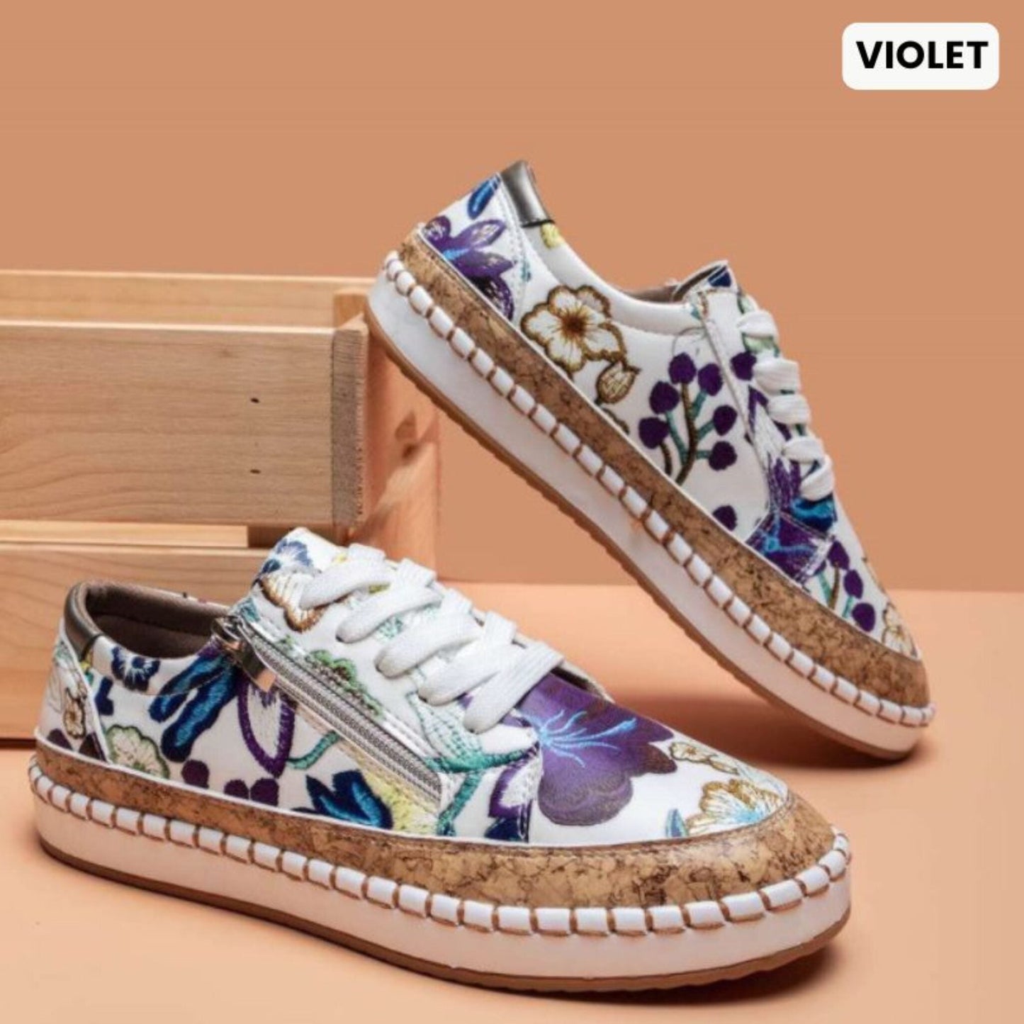 Maya | Chaussures Confort Souple pour Pieds Larges