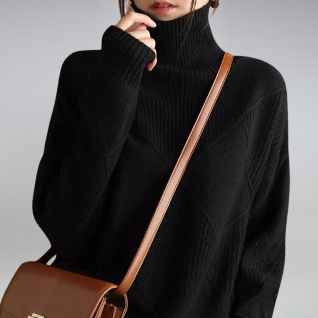 Pull col roulé Lemoinel | Cachemire doux