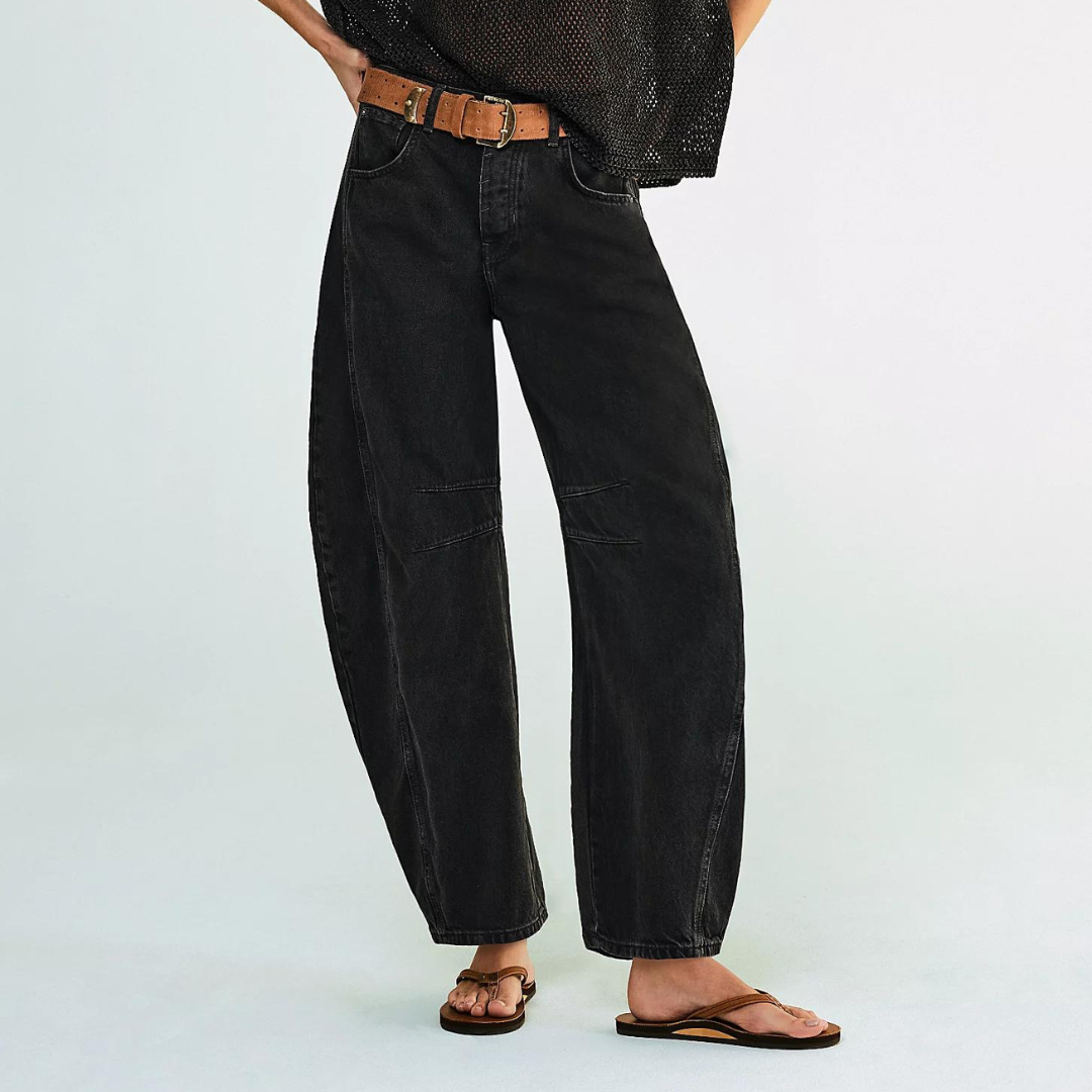 Sylvia | Jean Large Taille Haute