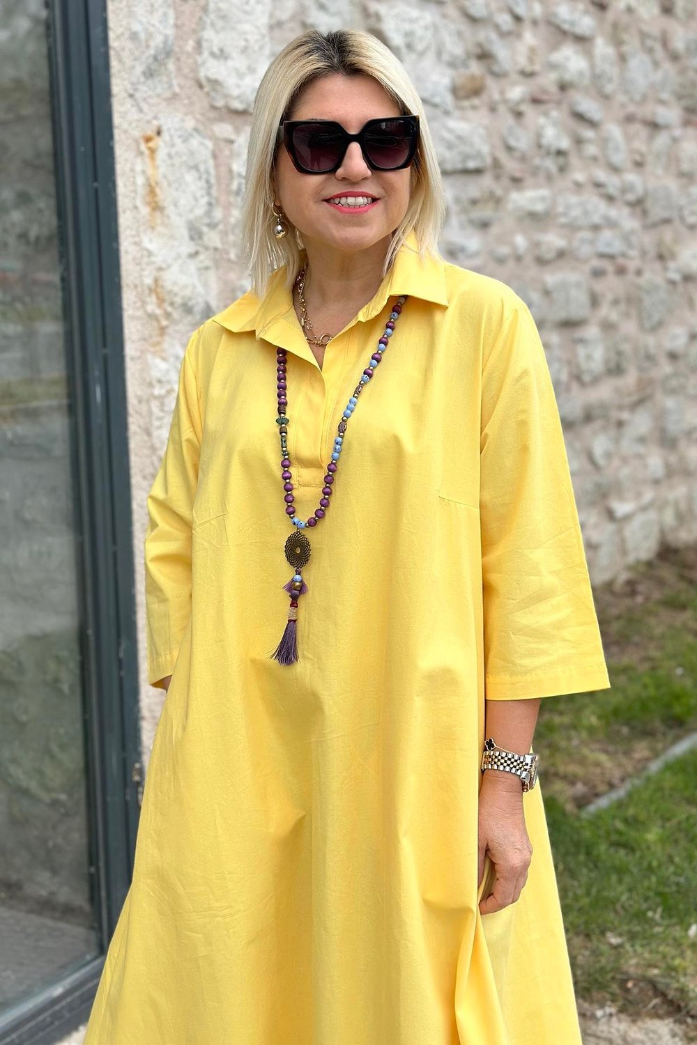 Élodie | Robe décontractée en coton