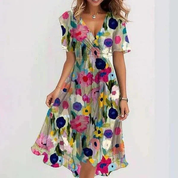 Priscilla | Robe Élégante D'été