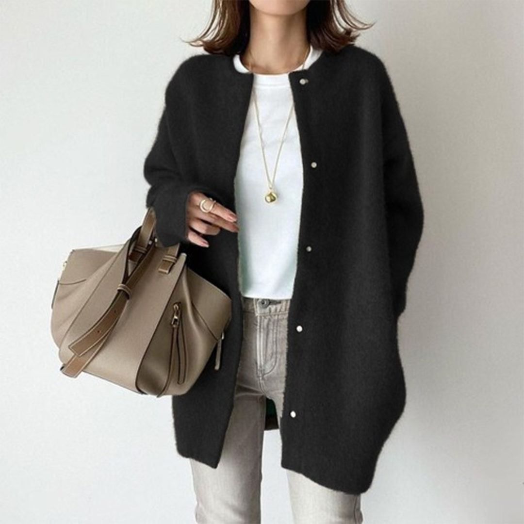Amandine | Cardigan Élégant en Maille au Style Intemporel