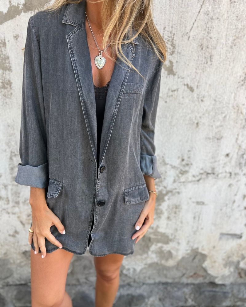 Blazer Denim | Élégance Décontractée Pour Tous Les Jours