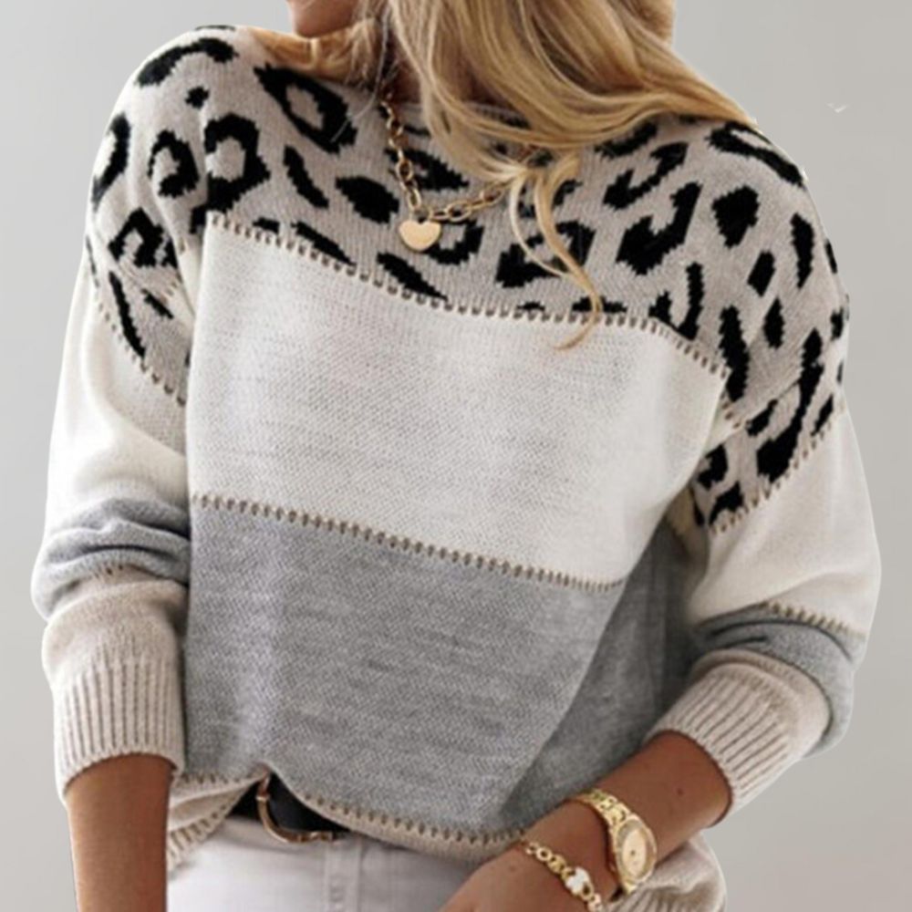 Bernadetta | Pull Léopard Confortable