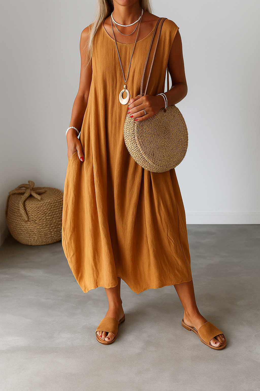 Claire | Robe Boho Sans Manches