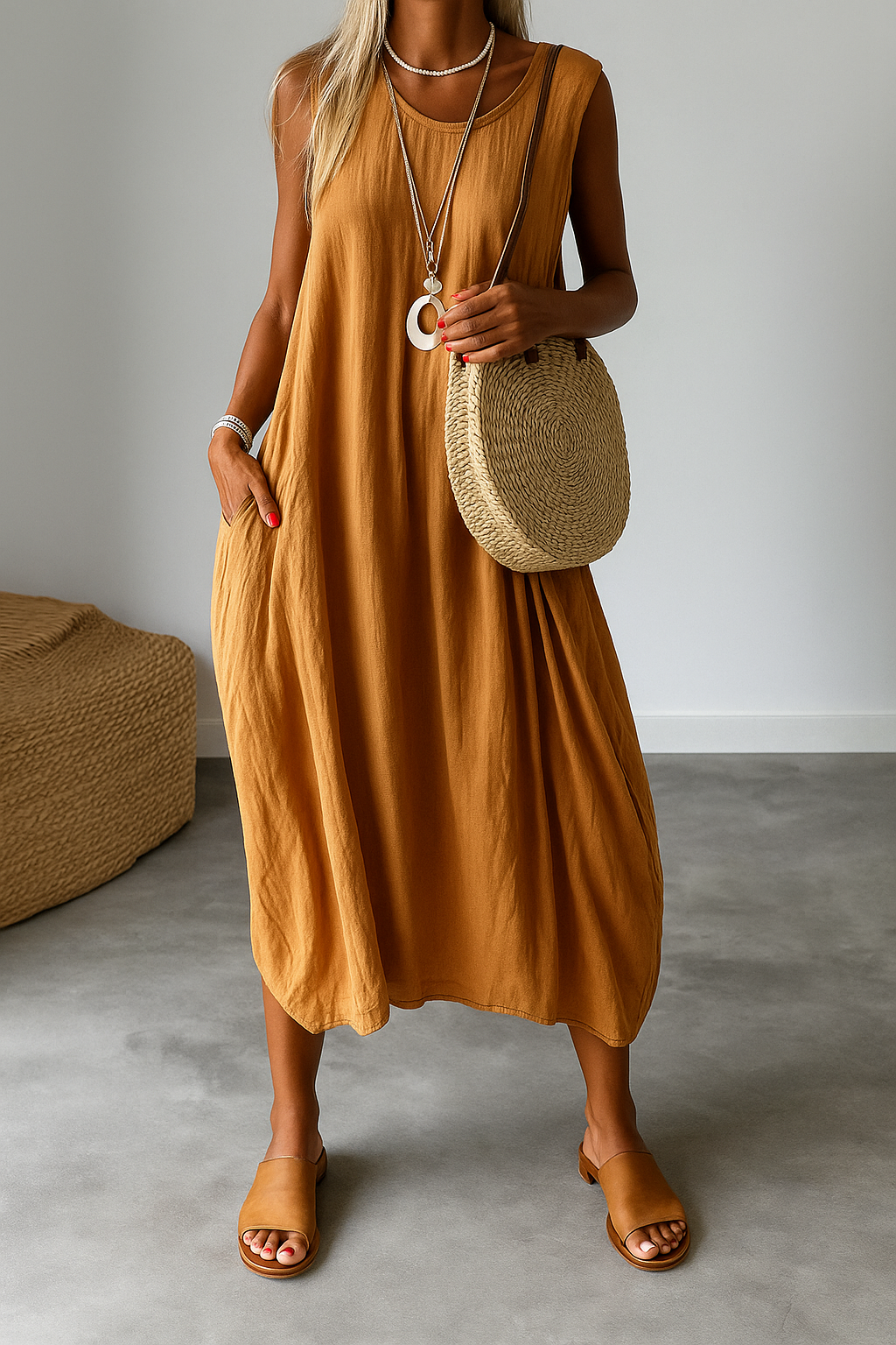 Claire | Robe Boho Sans Manches