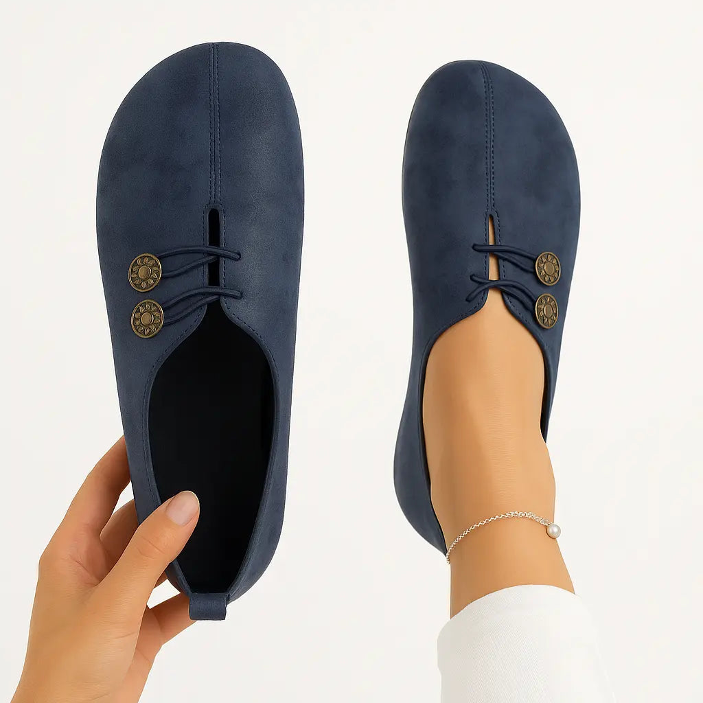 Nadine | Mocassins souples en daim