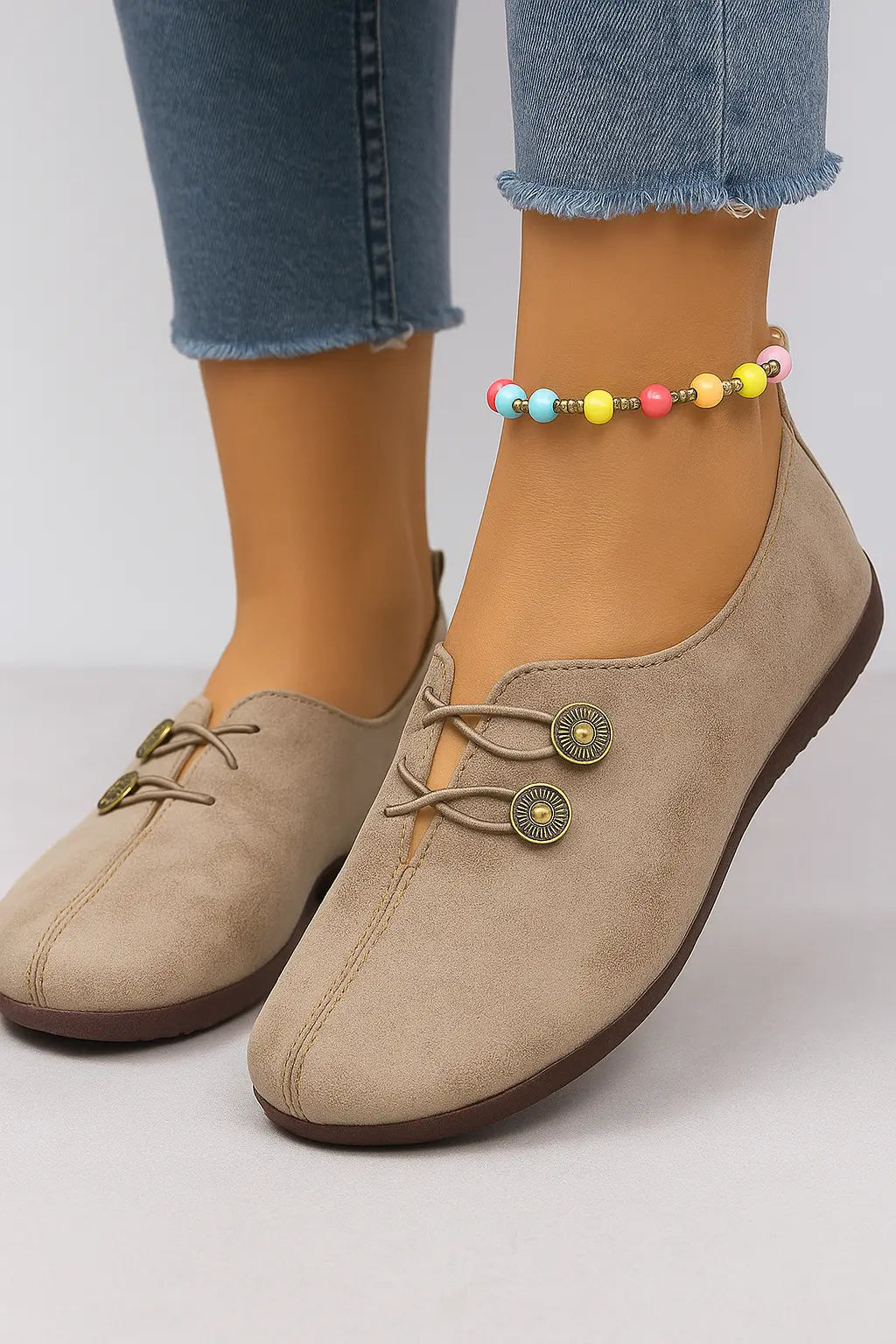 Nadine | Mocassins souples en daim