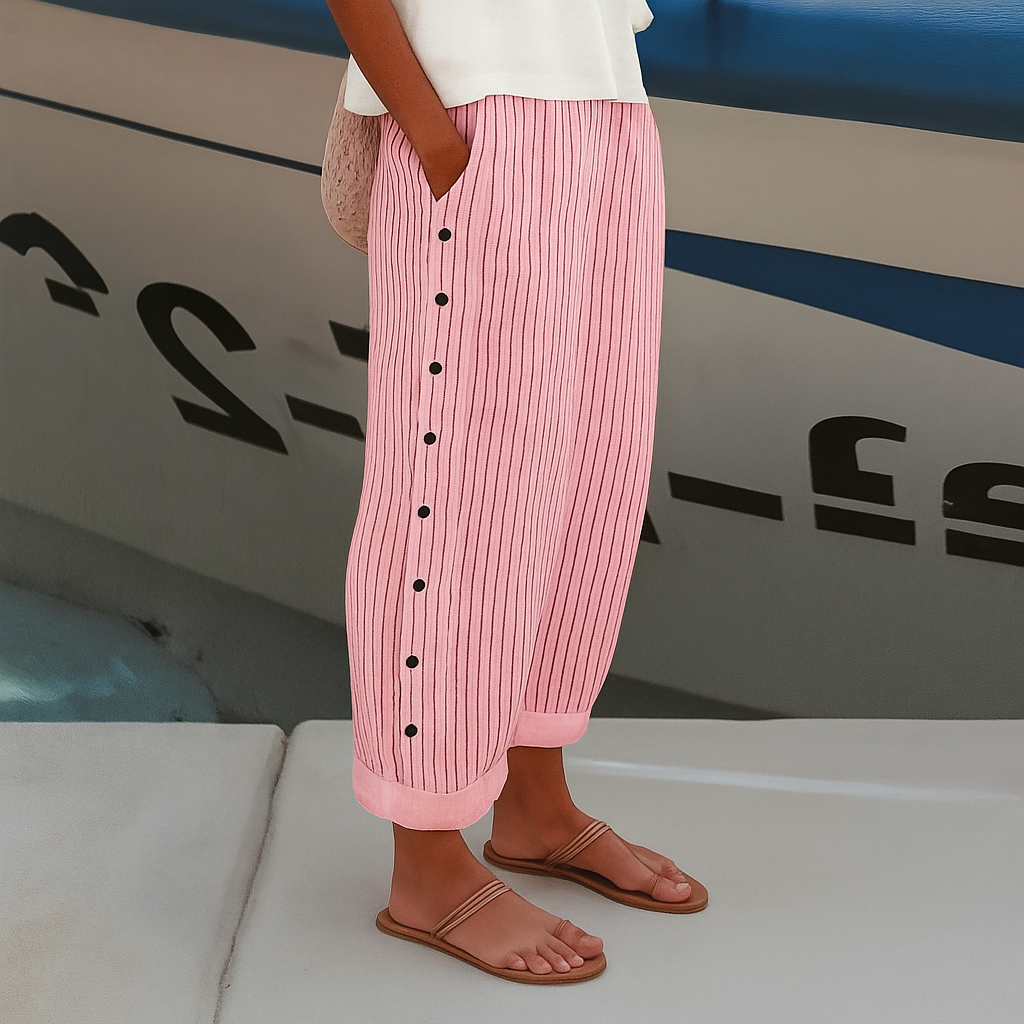 Inger | Pantalon En Lin Léger Pour Confort Quotidien