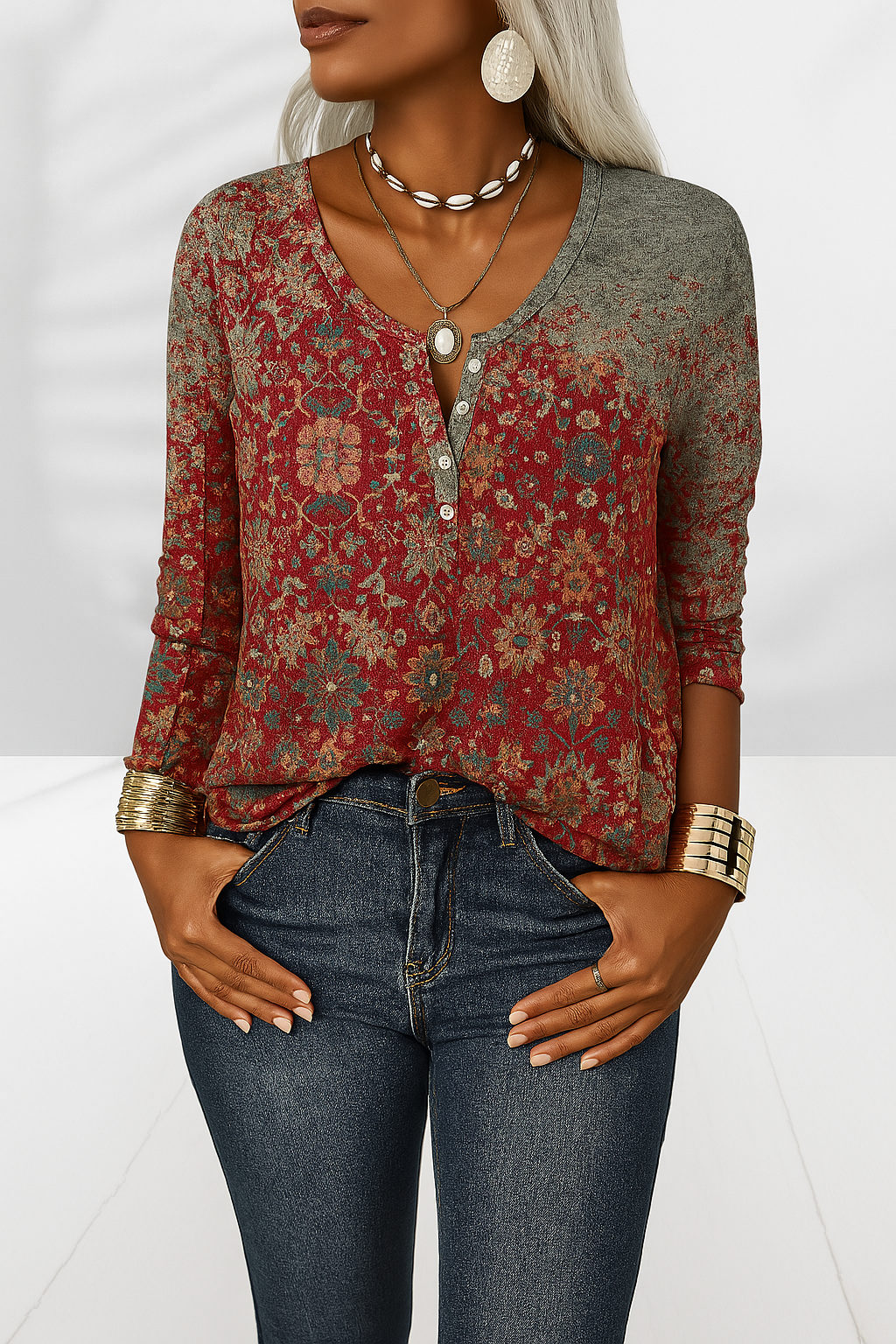 Tarnie | Blouse Boho Chic En Tissu Léger
