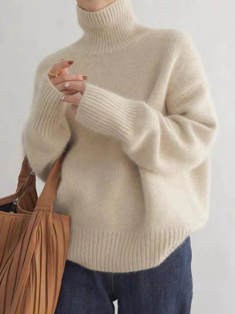 Carrie | Pull À Col Roulé Doux Et Élégant