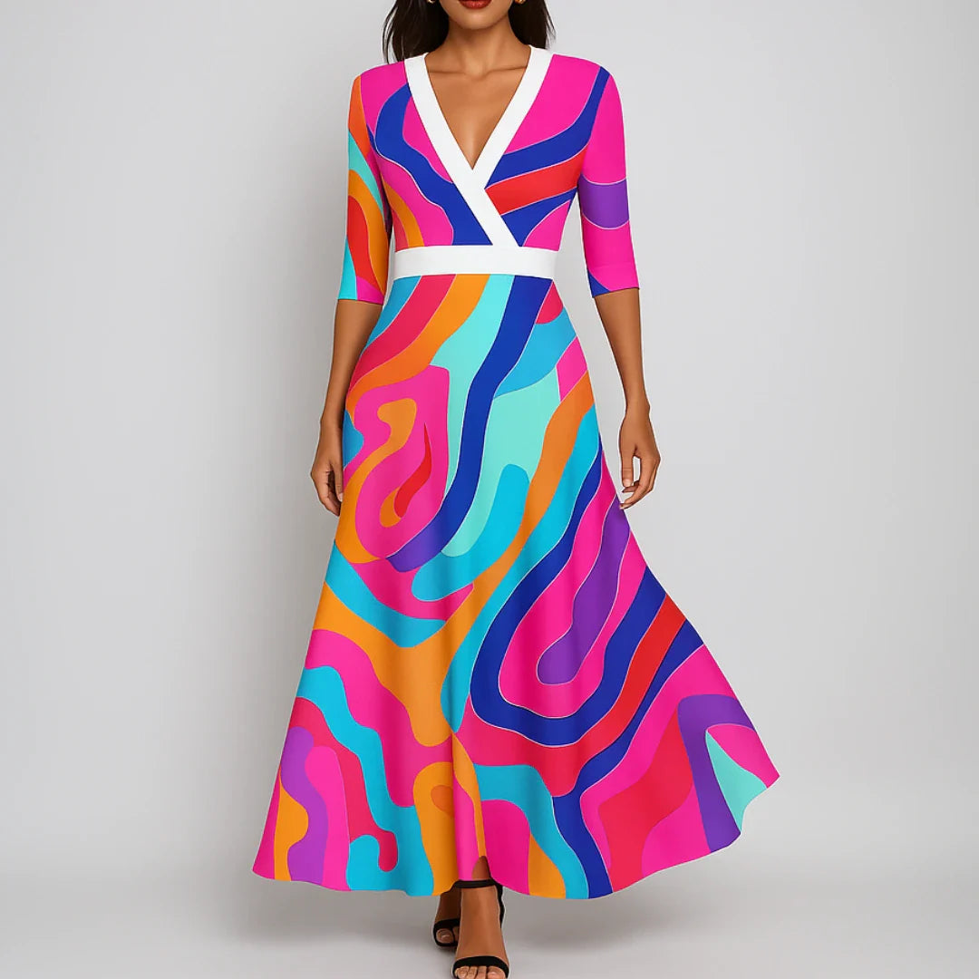 Aurélie | Robe Florale Élégante