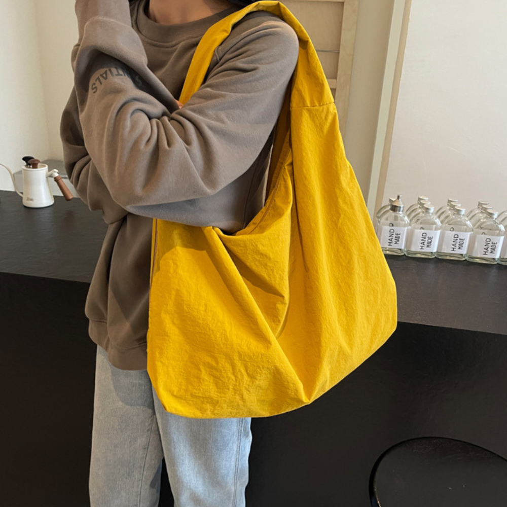 Lhéa | Sac Hobo Spacieux En Nylon Recyclé