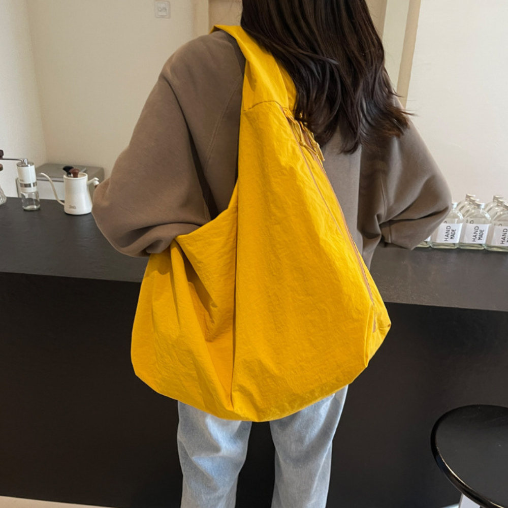 Lhéa | Sac Hobo Spacieux En Nylon Recyclé