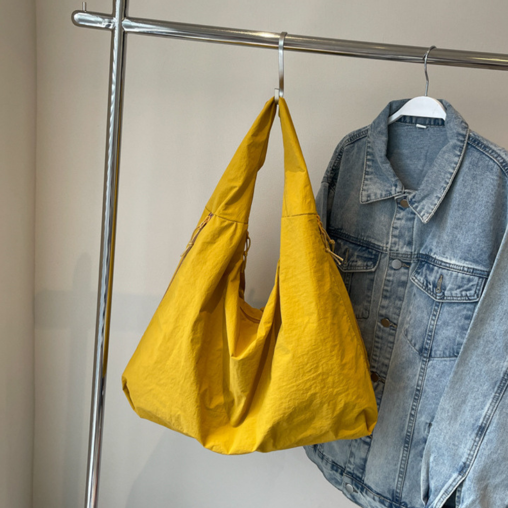 Lhéa | Sac Hobo Spacieux En Nylon Recyclé