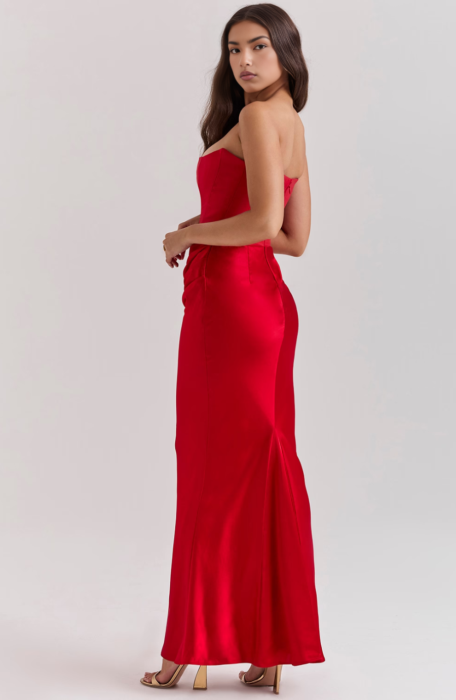 Vienn | Robe Longue Bustier Pour Élégance Sans Effort