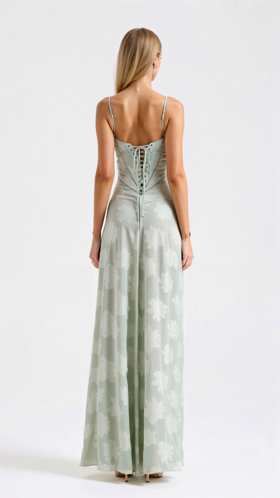 Nadia | Robe Longue Élégante À Bretelles Fines
