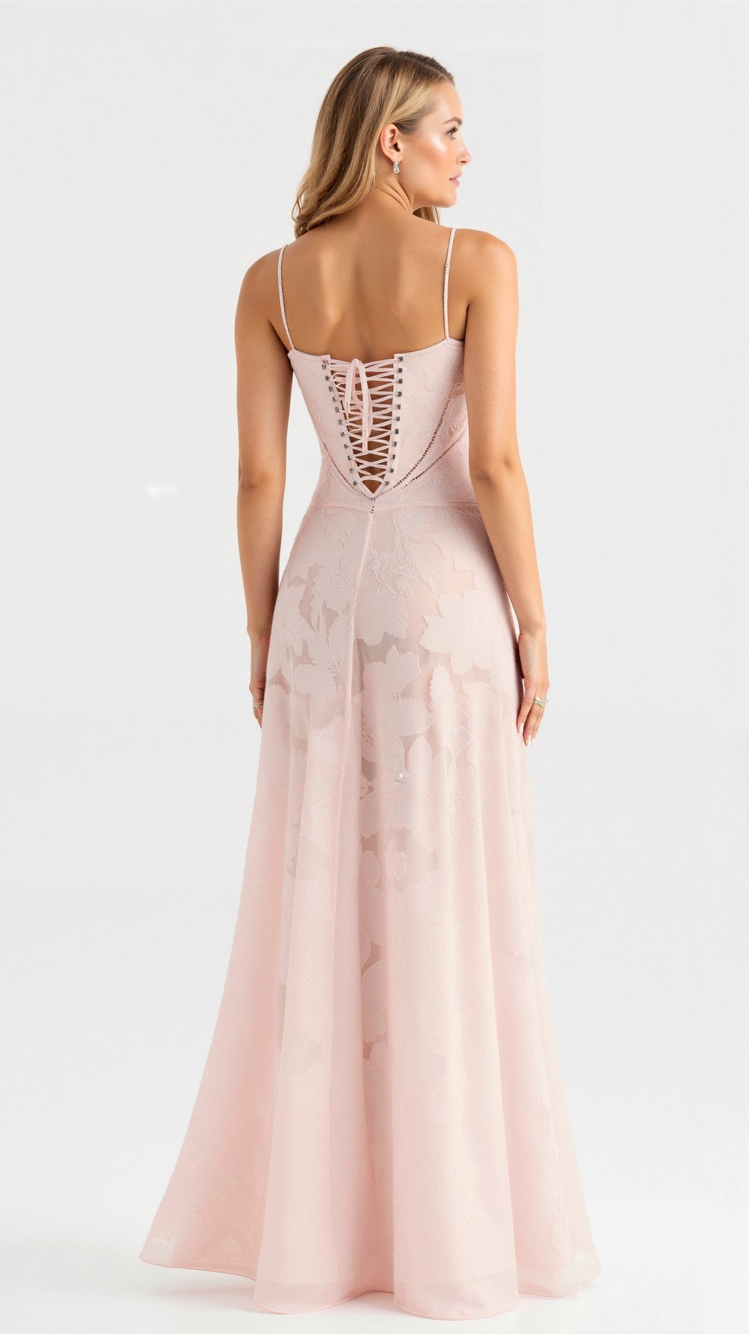 Nadia | Robe Longue Élégante À Bretelles Fines
