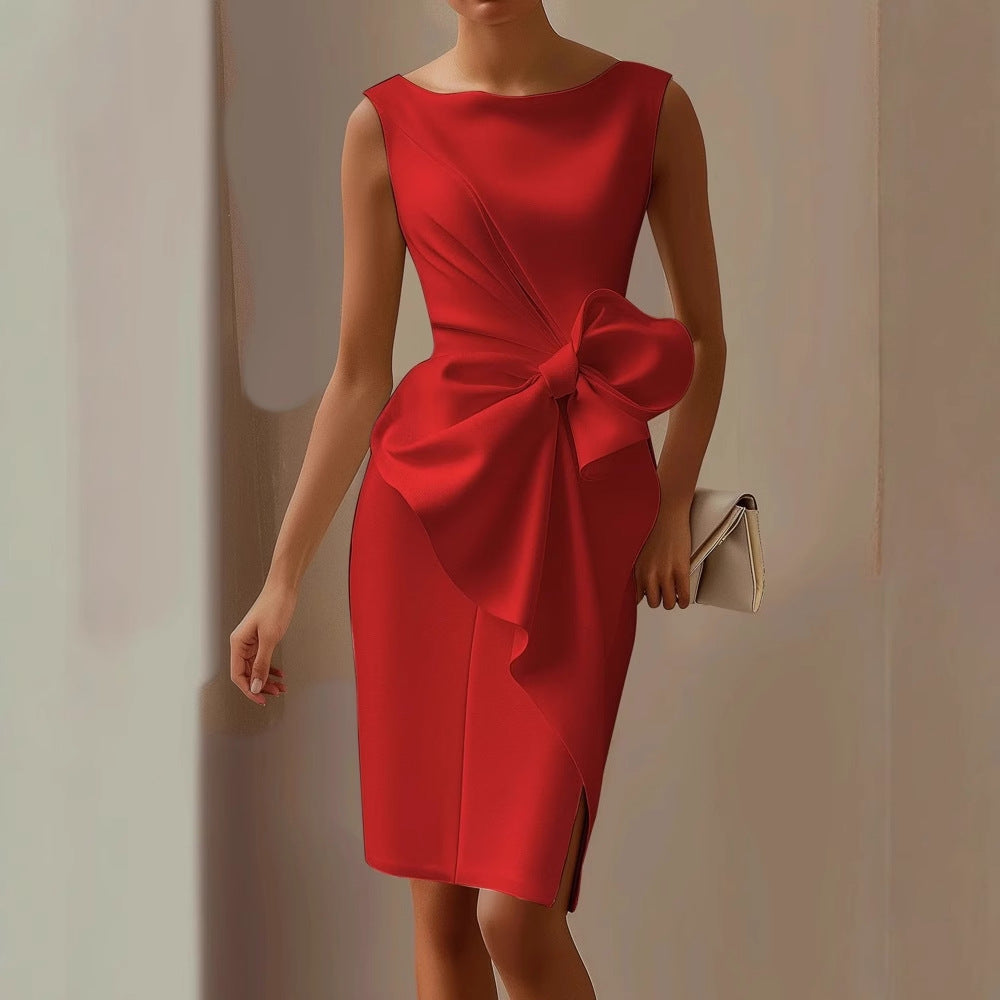 Odessa | Robe Élégante À Nœud Papillon