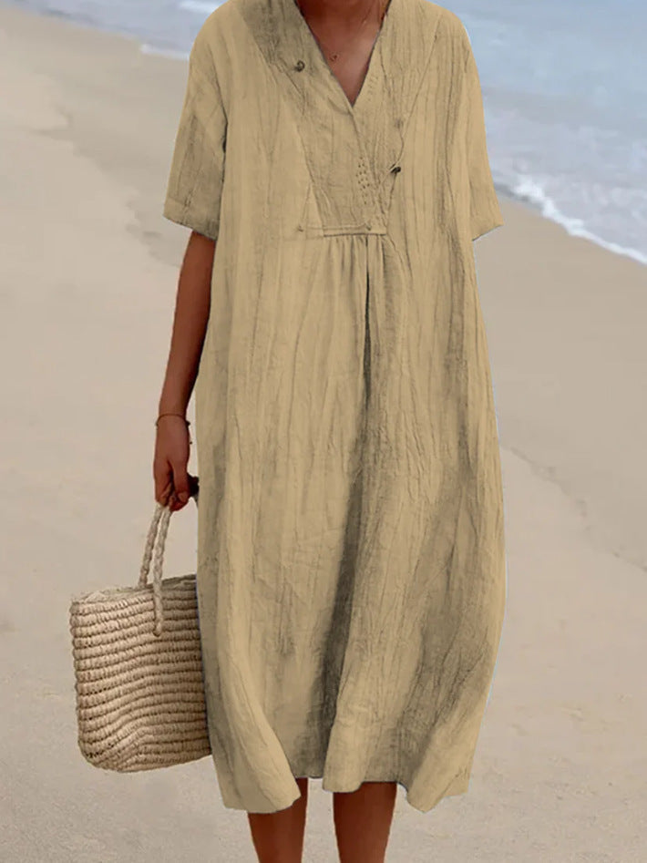 Mira | Robe En Lin Légère Et Élégante