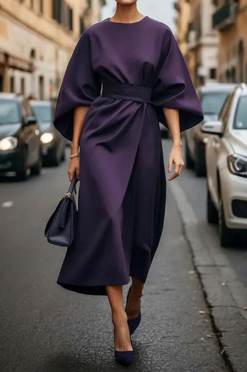 Luna | Robe Elégante A Ceinture Intégrée