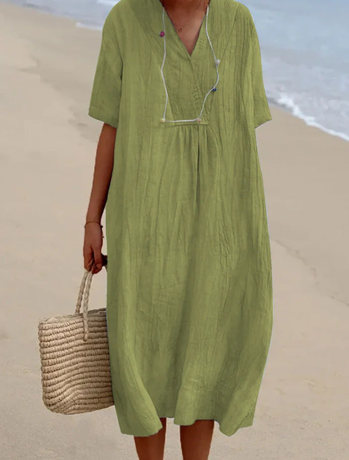 Mira | Robe En Lin Légère Et Élégante