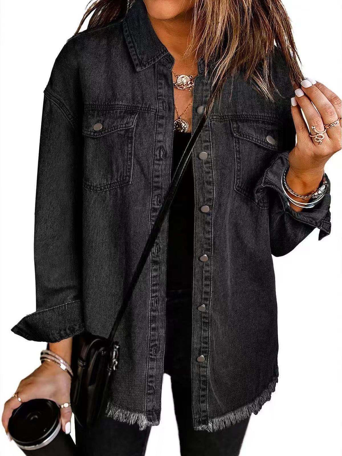 Monette | Veste En Jean Classique Et Décontractée