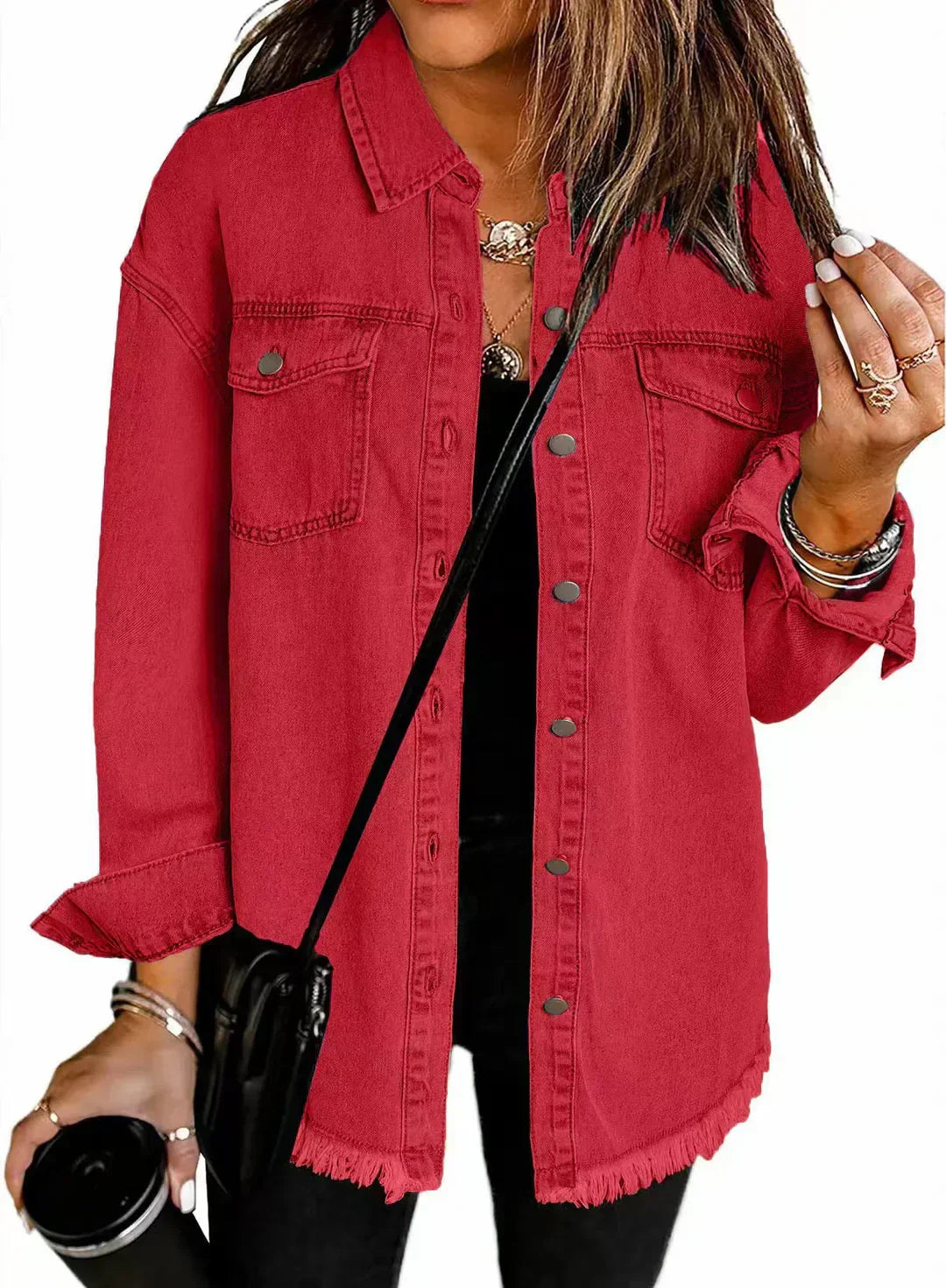 Monette | Veste En Jean Classique Et Décontractée
