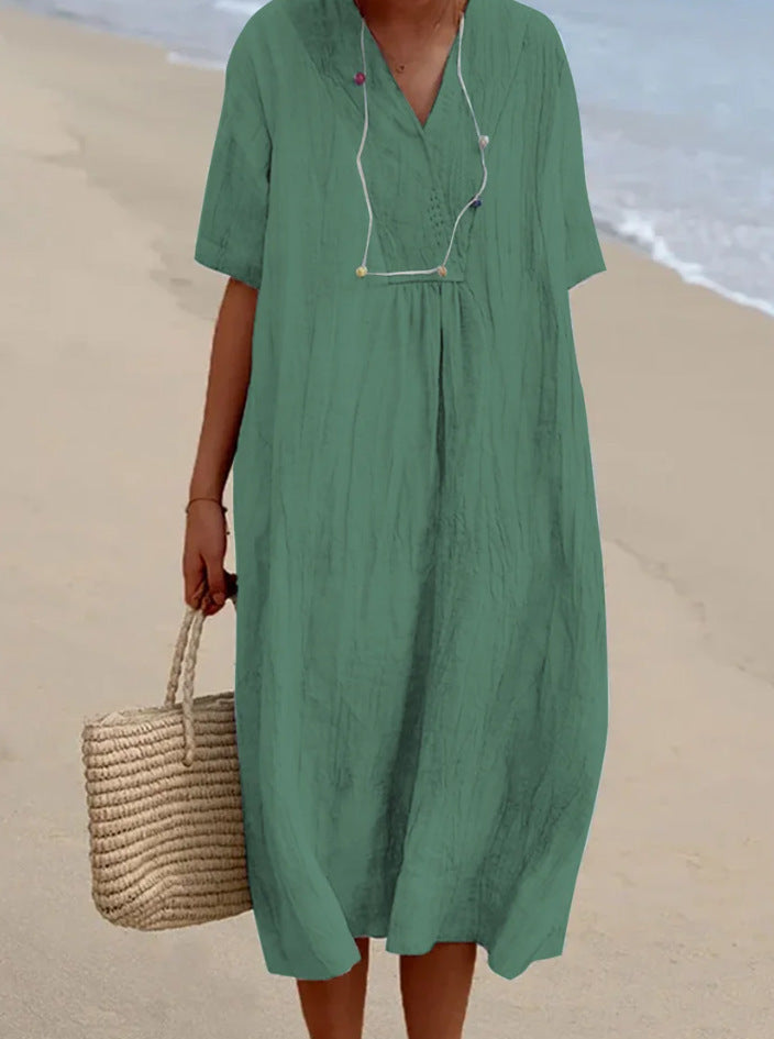 Mira | Robe En Lin Légère Et Élégante