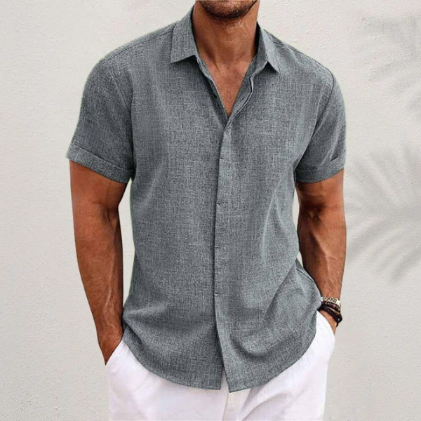 George | Chemise Classique en Lin Respirant pour l'Été