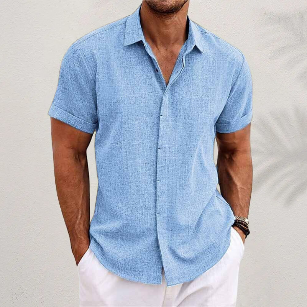 George | Chemise Classique en Lin Respirant pour l'Été