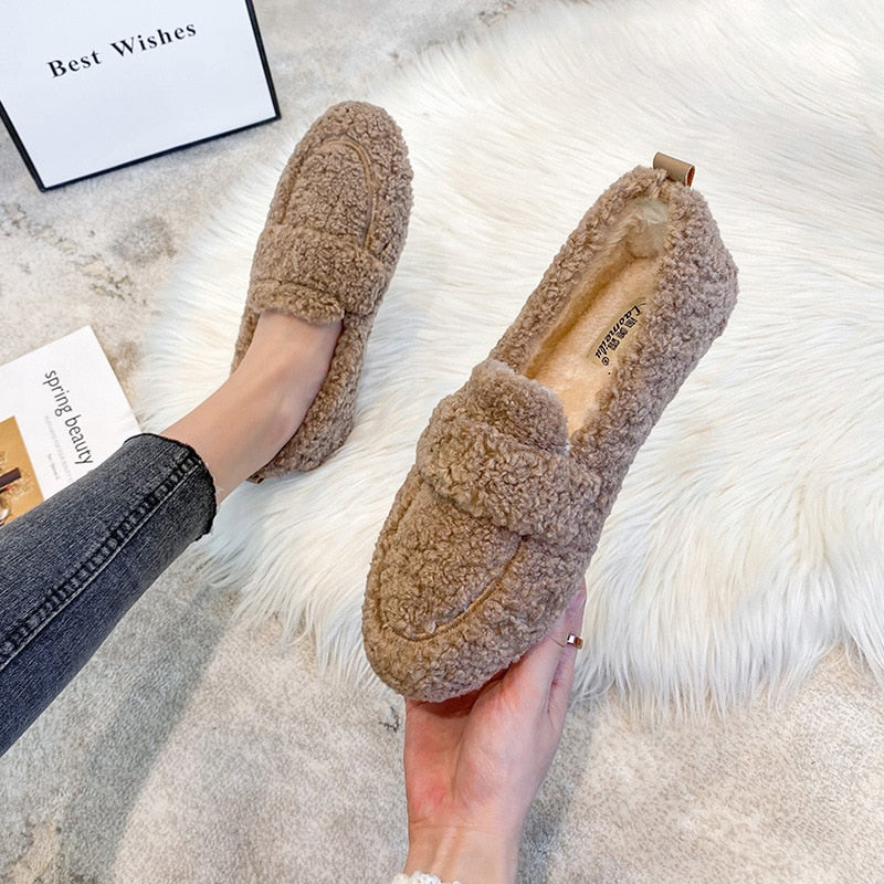 Roselle | Mocassins Douillets À Semelle Antidérapante