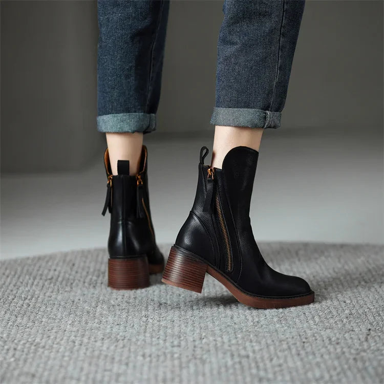 Arnie | Bottes En Cuir Pour Élégance Quotidienne