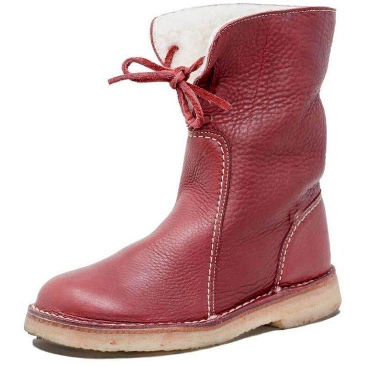 Angie | Bottes En Cuir Polaire Doublées De Laine