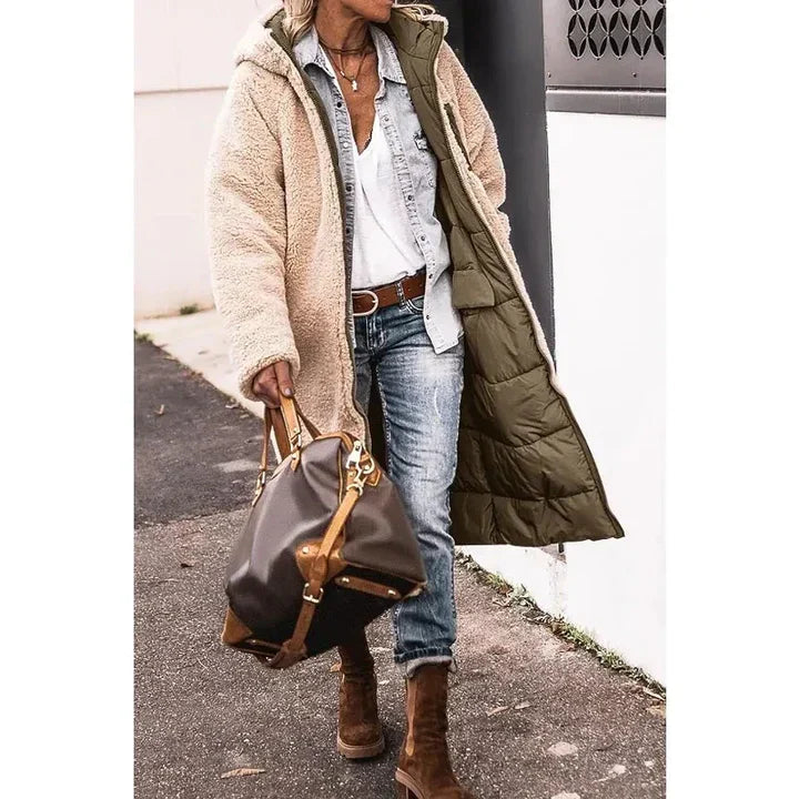 Trixia | Veste D’Hiver Chic Réversible