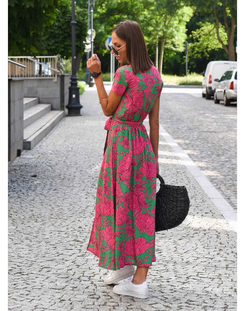 Suzanne | Robe élégante à col en V