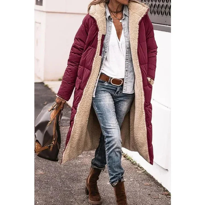 Trixia | Veste D’Hiver Chic Réversible