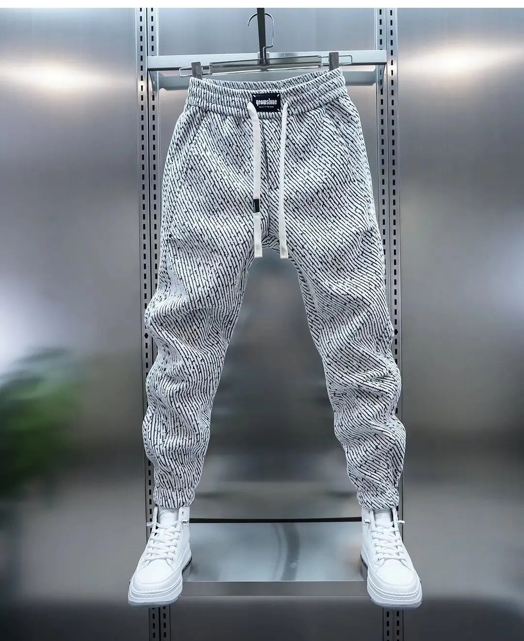 Luke | Pantalon Décontracté À Motif Moderne