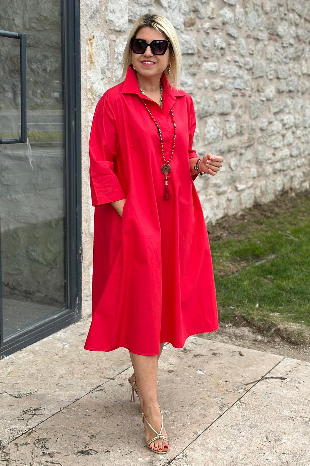 Élodie | Robe décontractée en coton