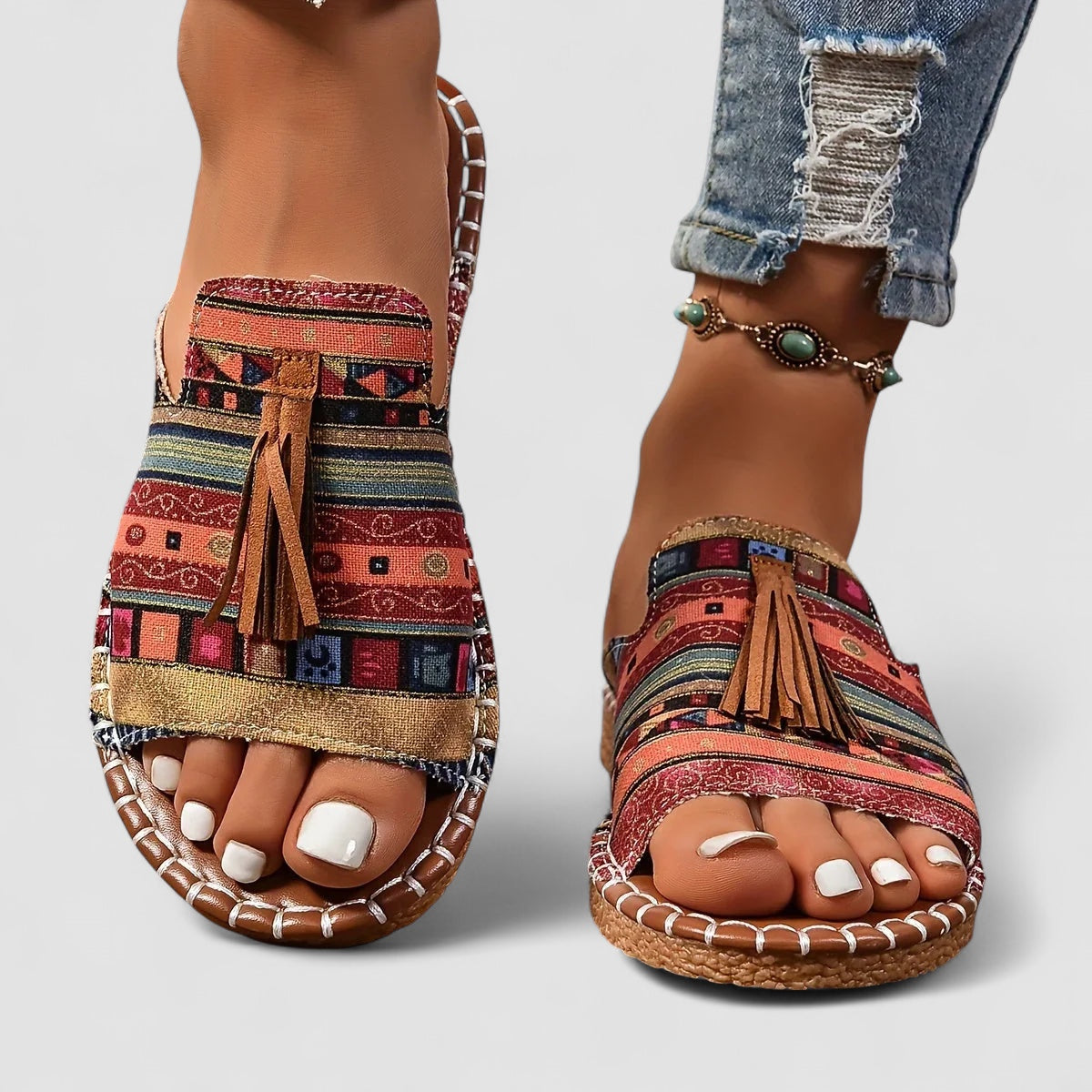 Leena | Sandales Orthopédiques Plates Et Confortables