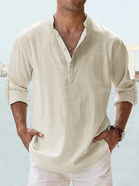 Dale | Chemise En Lin Naturel Respirant