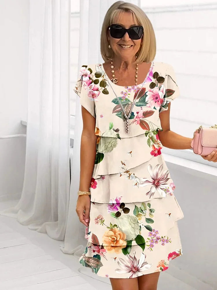 Émilie - Robe Maxi Florale Élégante