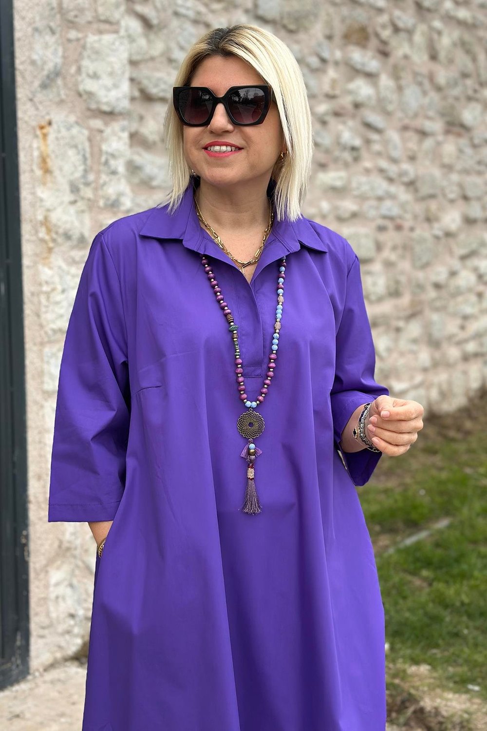 Élodie | Robe décontractée en coton