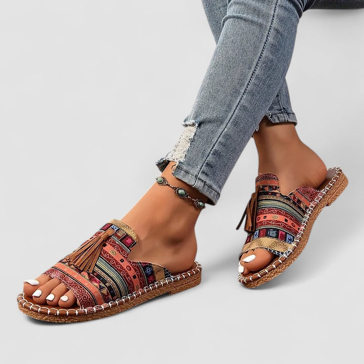 Leena | Sandales Orthopédiques Plates Et Confortables
