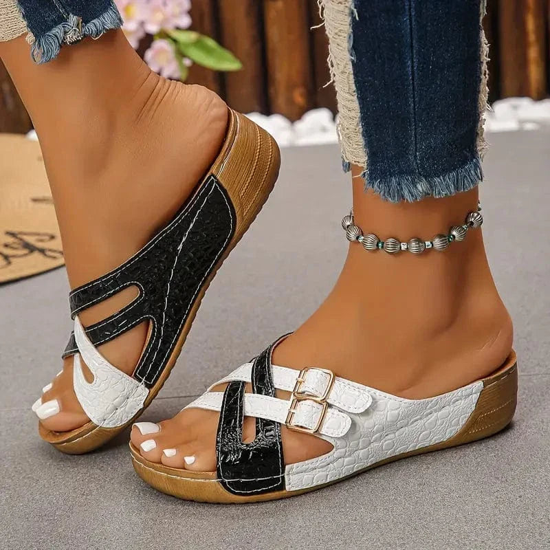 Ivanna | Mules Orthopédiques Brillantes