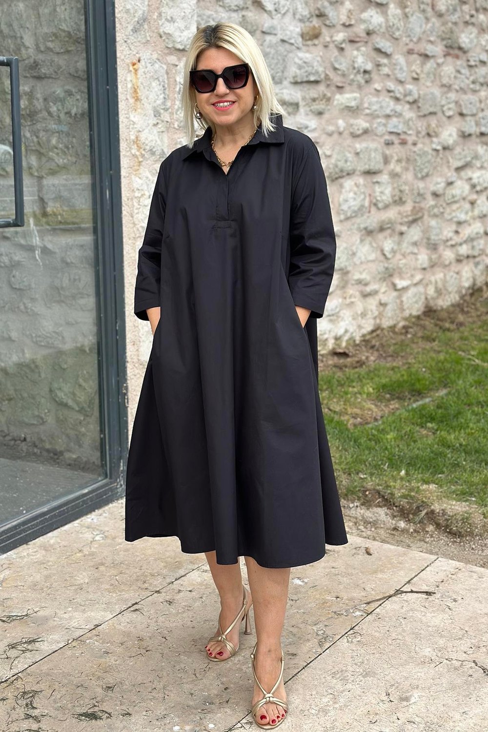 Élodie | Robe décontractée en coton